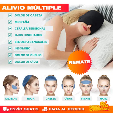Gorro de Migraña Frío Relajante