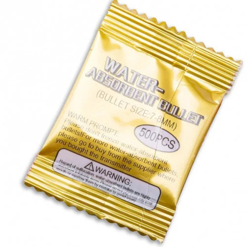 BOLITAS DE HIDROGEL PACK DE 20 PARA TU DISPARADOR DE HIDROGEL