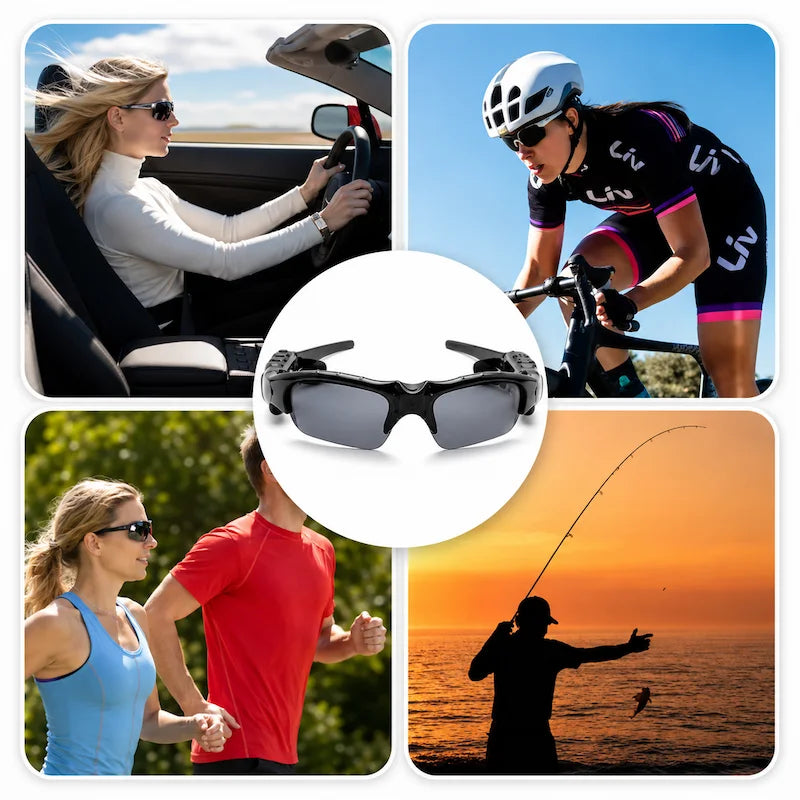 Gafas de Sol Bluetooth para Música y Llamadas