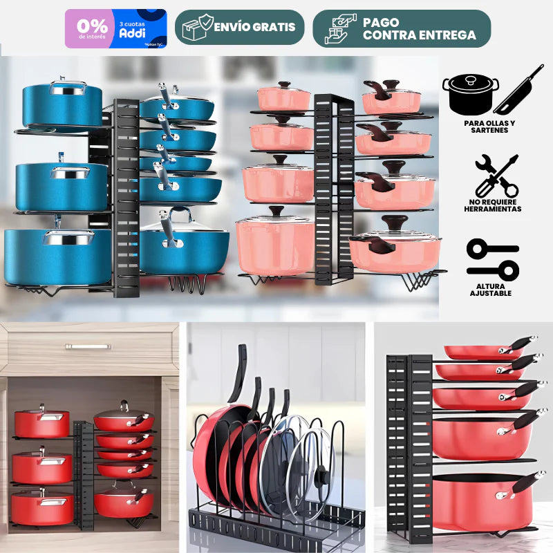 Organizador de Ollas y Sartenes