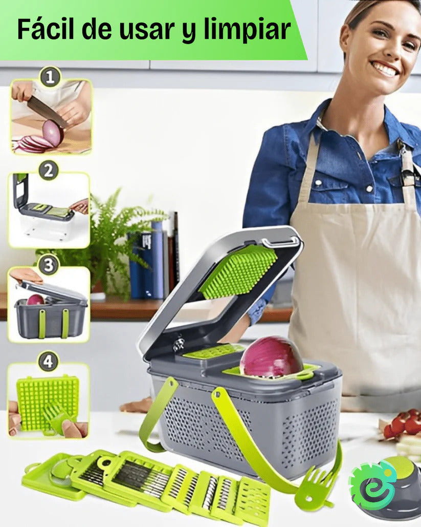 Cortador de Verduras Multifuncional 22 EN 1