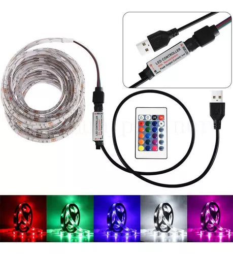 Tira LED SmartGlow 5M - Ilumina tu Espacio con Estilo y Tecnología
