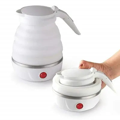 Hervidor Eléctrico Plegable de Viaje – Compacto, Rápido y Seguro (600 ml)