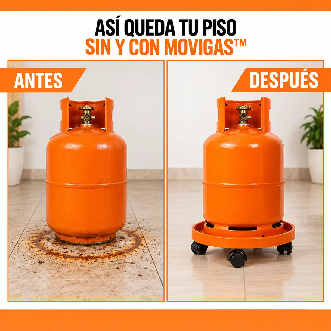 MoviGas™ – Base con Ruedas para Tanque de Gas