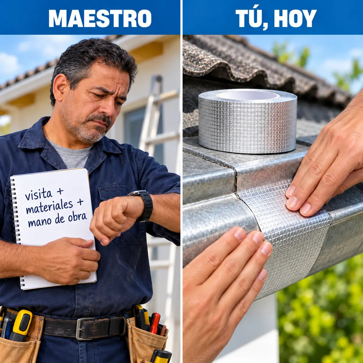 Cinta Impermeable de Butilo Tapa Goteras – 5 Metros