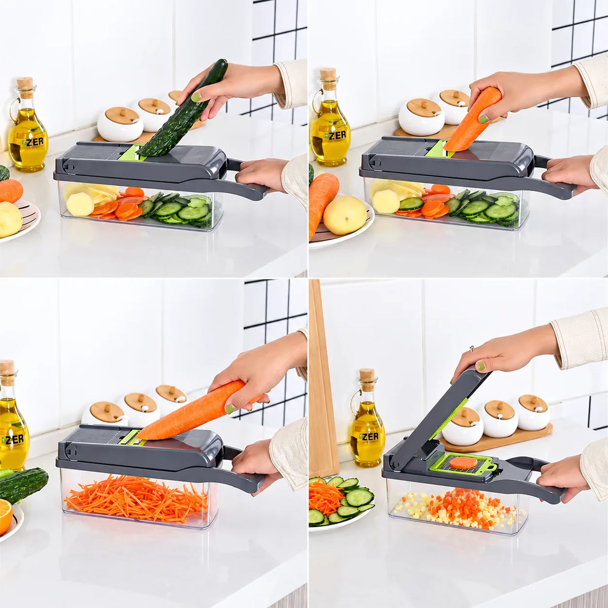 Cortador Multifuncional de Vegetales 14 en 1