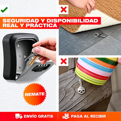KeySafe™ – Caja de Seguridad para Llaves con Código