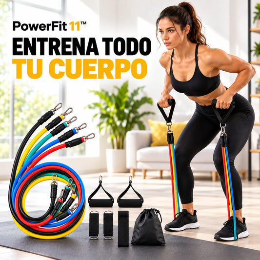 PowerFit 11™ – Kit de Bandas de Resistencia 11 en 1