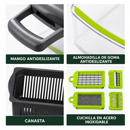 Cortador Multifuncional de Vegetales 14 en 1