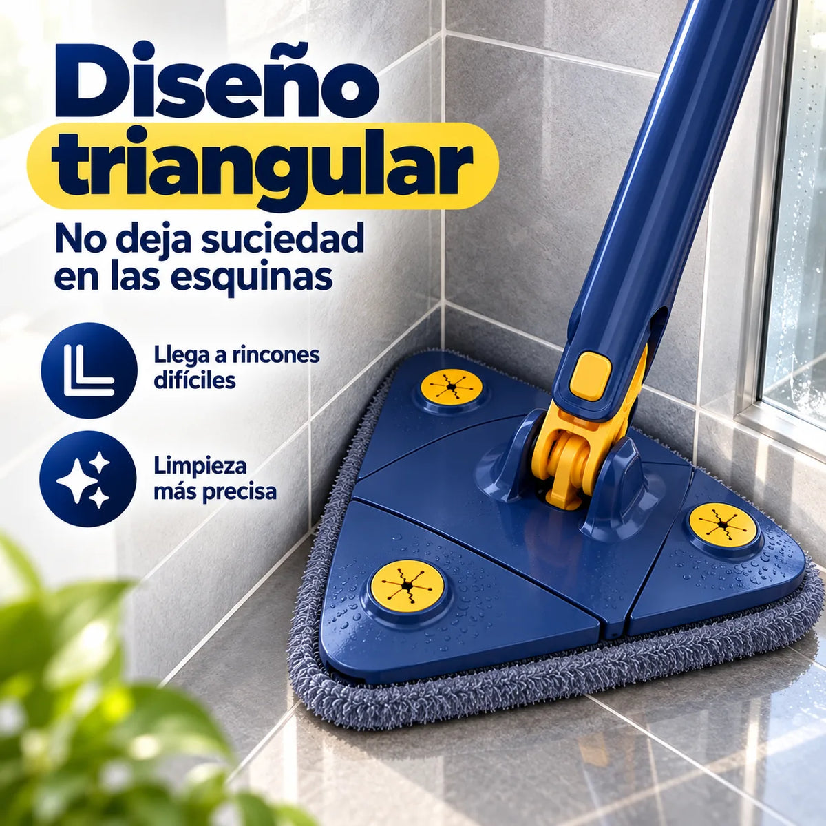 TriMop™ – Limpia Más Fácil, Rápido y Sin Esfuerzo