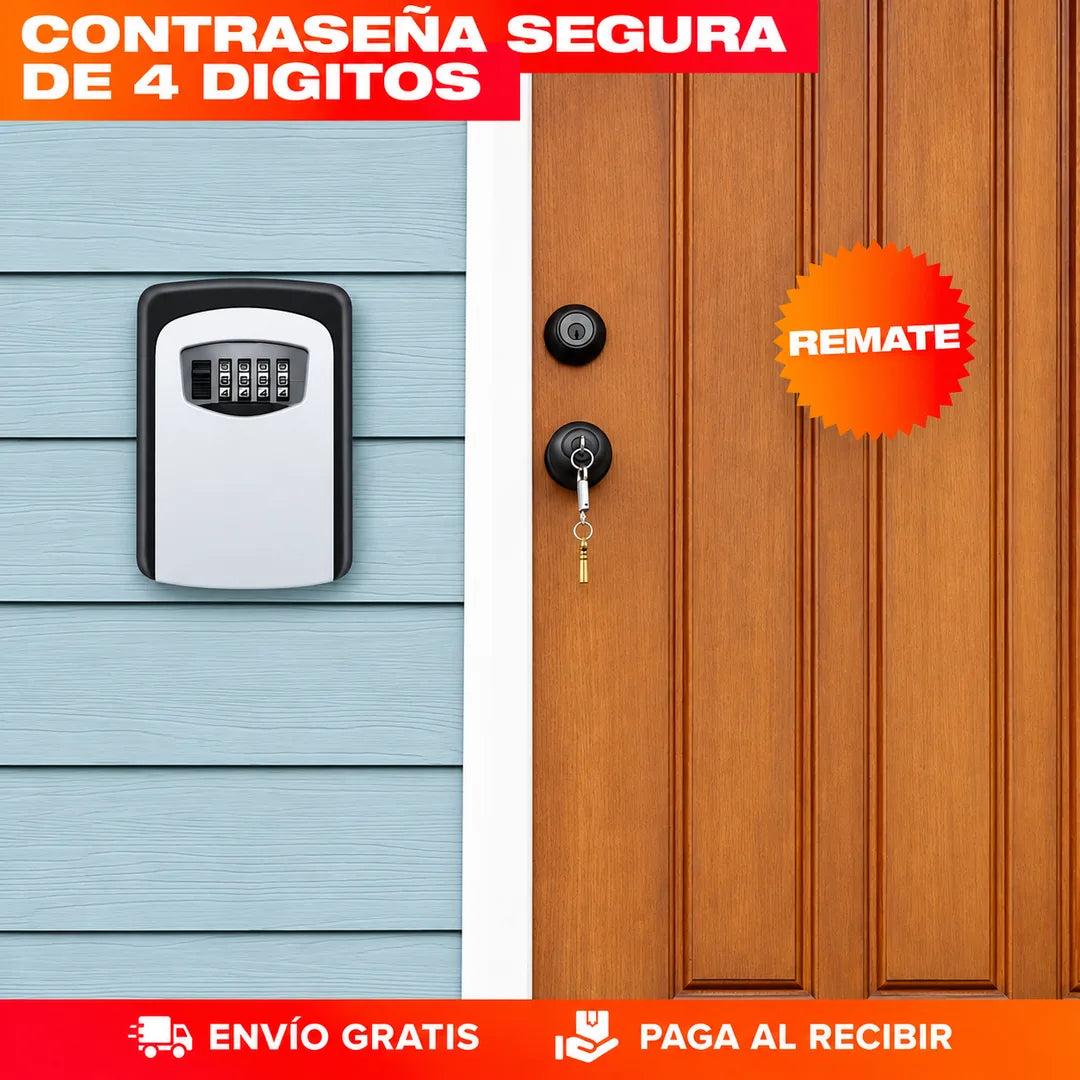 KeySafe™ – Caja de Seguridad para Llaves con Código