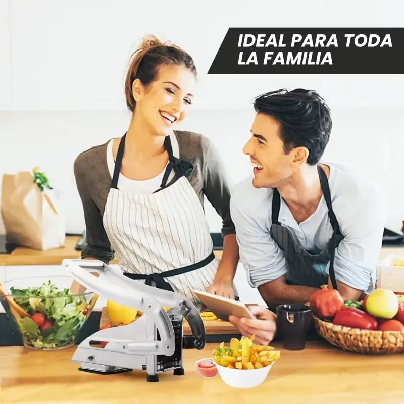 Cortador de Papas de Acero Inoxidable – Precisión, Velocidad y Durabilidad Profesional