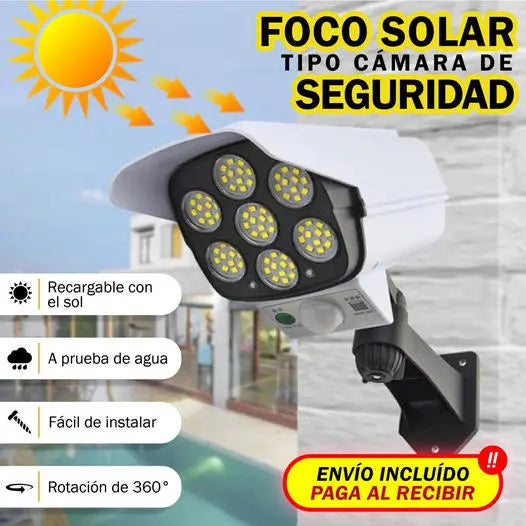 Lámpara LED Solar™ 150W Ultra Brillante – Recargable, Inteligente y Fácil de Instalar
