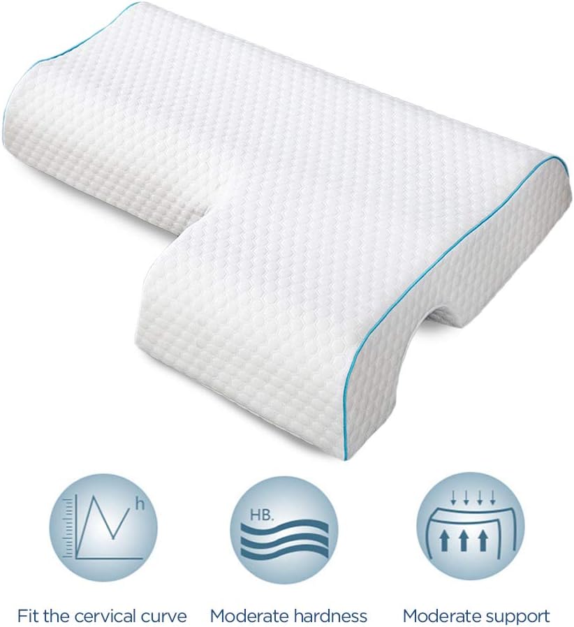 ALMOHADA PARA PAREJAS CON ESPUMA VISCOELASTICA BRAZO IZQUIERDO