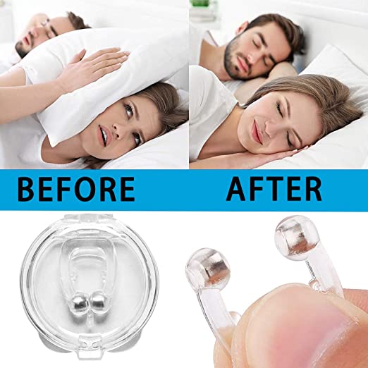 Clip Nasal Magnético Anti Ronquidos, dispositivo de ayuda para dormir y apnea