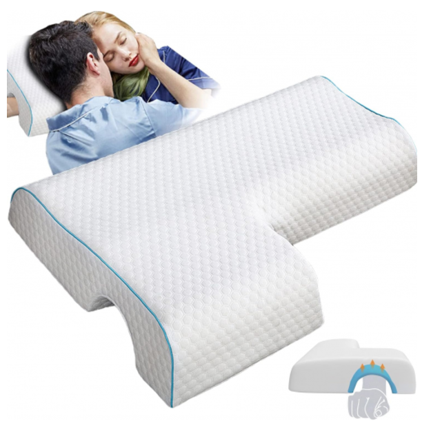 ALMOHADA PARA PAREJAS CON ESPUMA VISCOELASTICA BRAZO IZQUIERDO