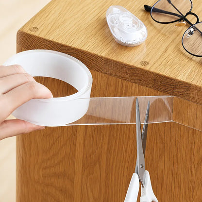 FijaTodo™ – Cinta Doble Cara Lavable y Reutilizable