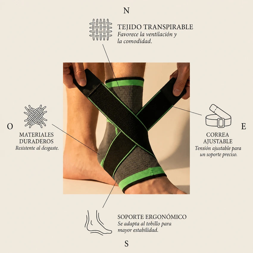 Tobillera de Compresion Ajustable