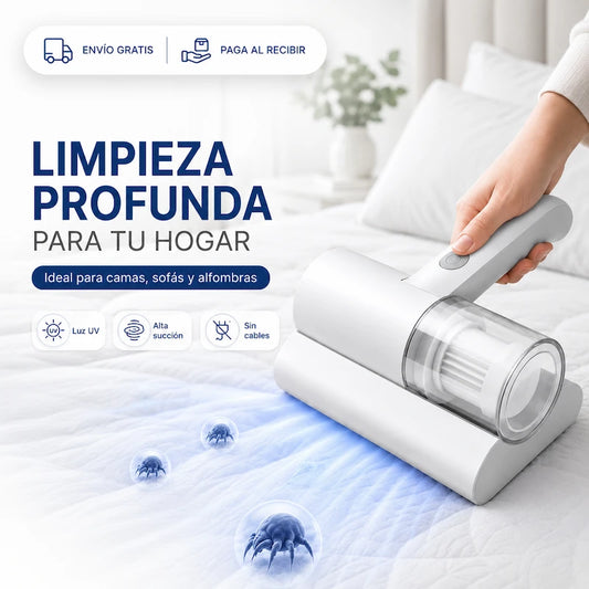 CleanPro™ Aspiradora Antiácaros UV para Colchones y Sofás
