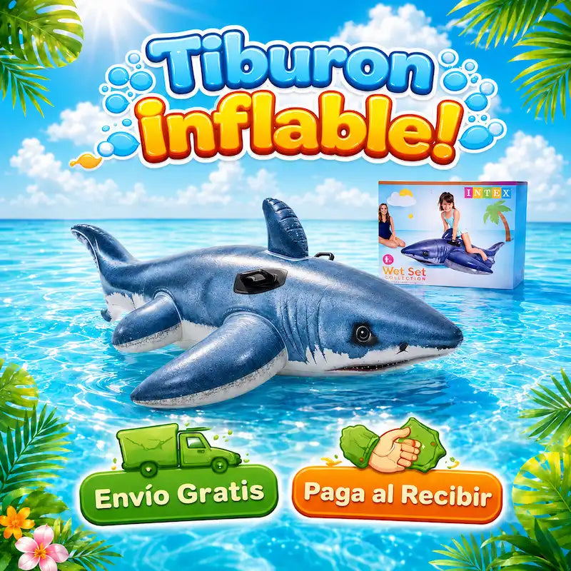 Tiburón Splash™ – Flotador Inflable Infantil