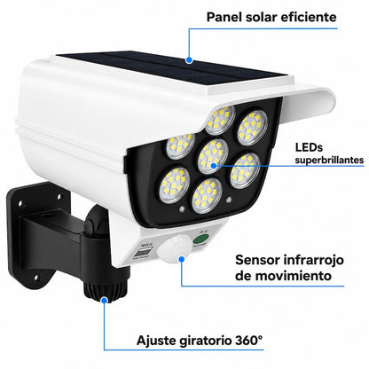 LuzSegura™ – Lámpara Solar con Sensor de Movimiento