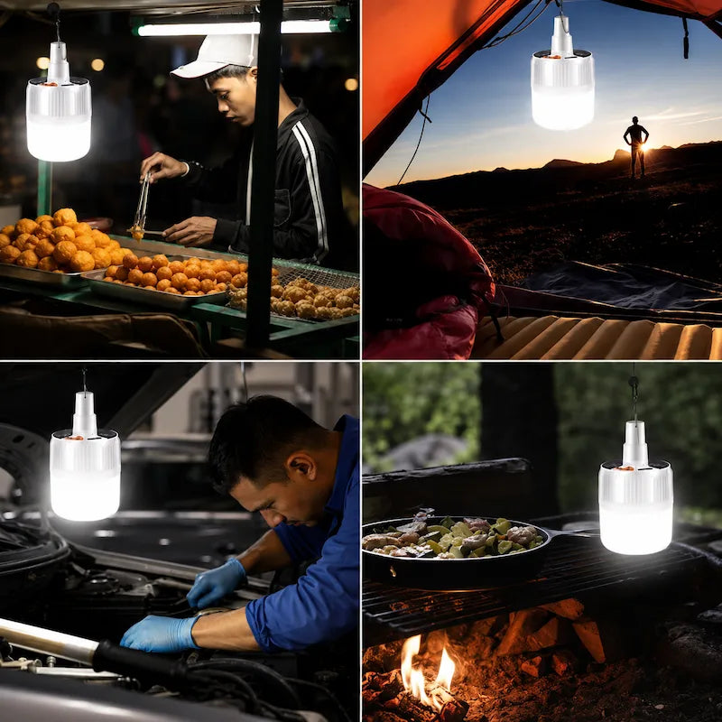 Lámpara Solar ApagónLight™ – Recargable con Sol + USB