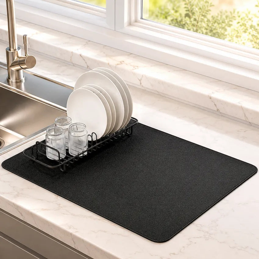 CocinaSeca™ – Tapete Superabsorbente para Platos