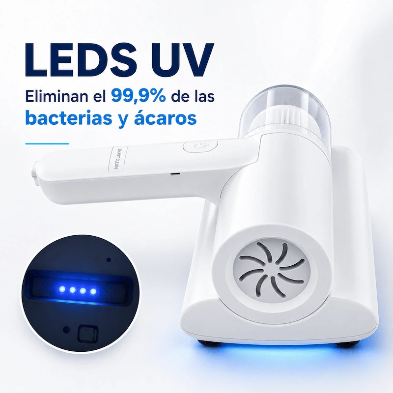 CleanPro™ Aspiradora Antiácaros UV para Colchones y Sofás