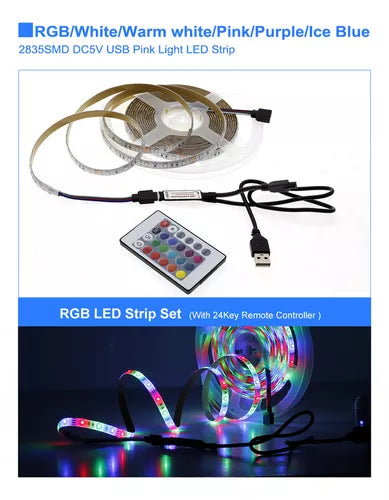 Tira LED SmartGlow 5M - Ilumina tu Espacio con Estilo y Tecnología