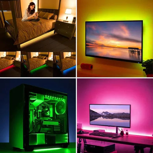 Tira LED SmartGlow 5M - Ilumina tu Espacio con Estilo y Tecnología