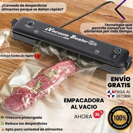 Sellador de Alimentos Automático Portátil – Conserva Frescura al Vacío en Segundos