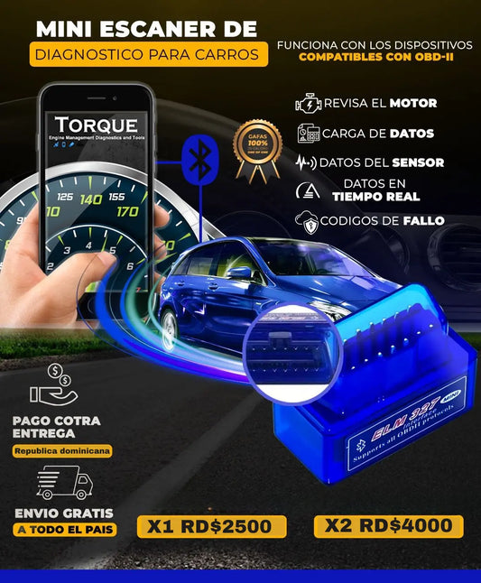 Mini Escaner de Diagnostico para carros