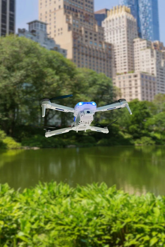 DRONE DUAL PRO CAMARA HD CUADRICOPTERO PLEGABLE