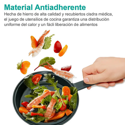 Set de Ollas Premium 13 Piezas – Elegancia, Resistencia y Comodidad en Tu Cocina