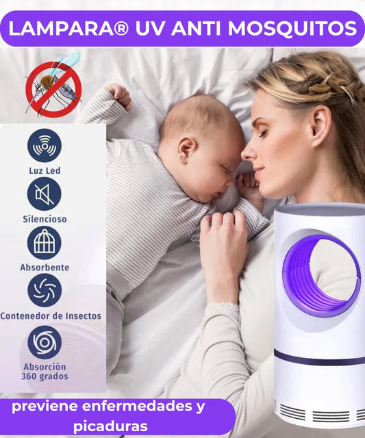 🦟✨ Lámpara LED Mata Mosquitos USB – Protección Silenciosa y Segura