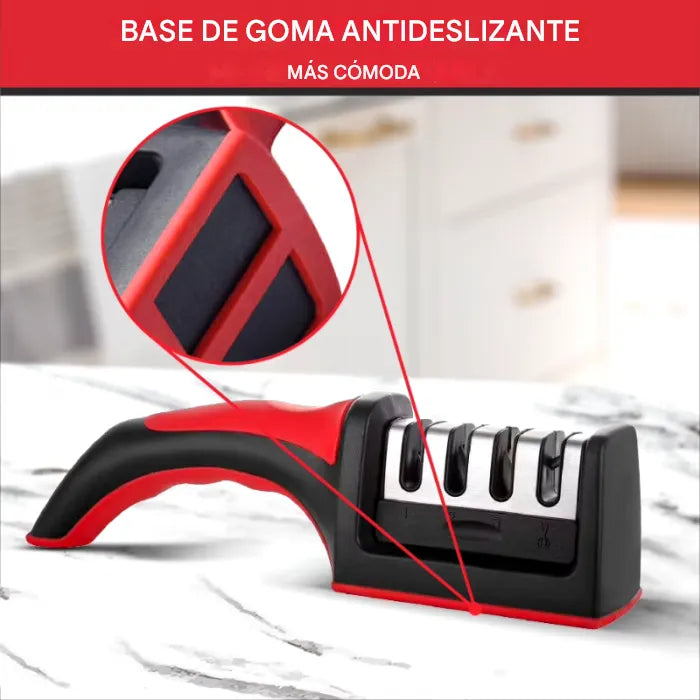 Afilador Cuchillos 3 En 1 Alisado Pulido Filo Reforzado ⭐⭐⭐⭐⭐