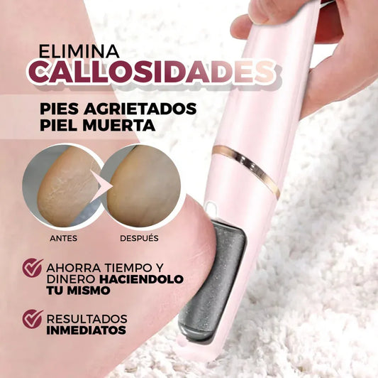 Pedicura Eléctrica: Pies Suaves en Minutos (Carga USB)