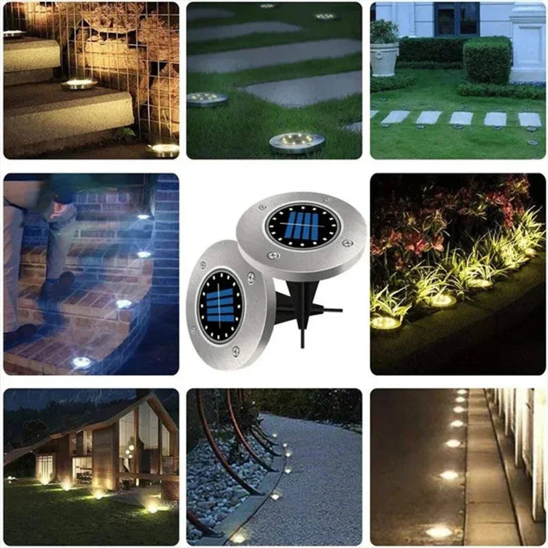 LumiStep™ Luz Solar Exterior – Pack de 4