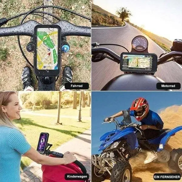 Soporte Impermeable para Moto – ¡Tu Celular Siempre Seguro!