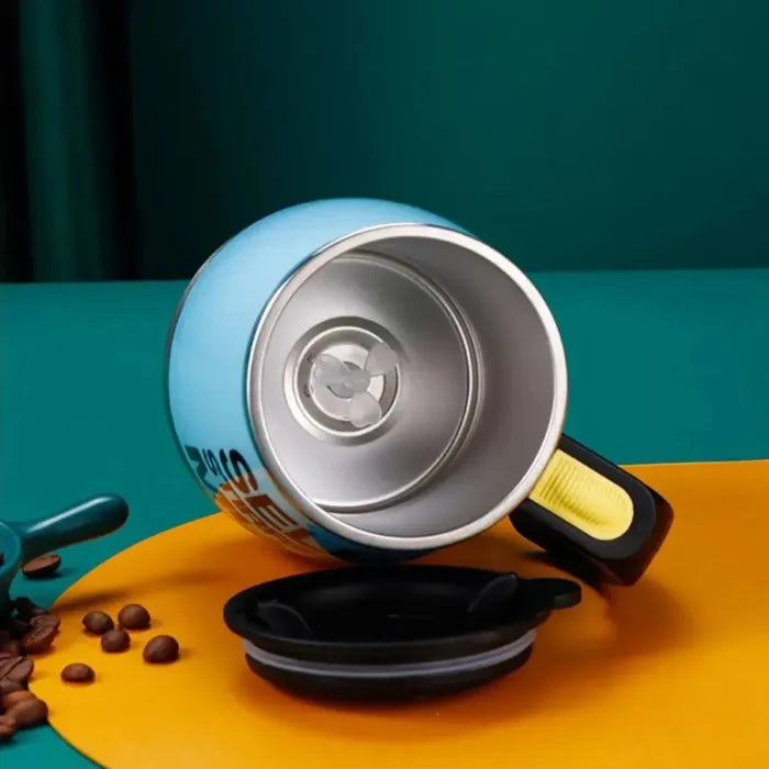 Taza Automezcladora de Acero Inoxidable + un Vaso para Café GRATIS! 🆓☕