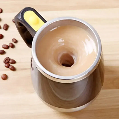 Taza Automezcladora de Acero Inoxidable + un Vaso para Café GRATIS! 🆓☕
