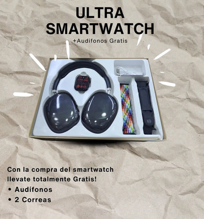 🔥 Combo Smartwatch P9 Ultra +2 Correas +Audifonos GRATIS | Salud, Estilo y Tecnología en un Solo Pack