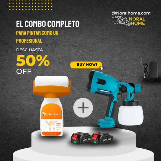 Paint Pro + Rodillo Reparador™: El Combo Completo para Pintar Como un Profesional