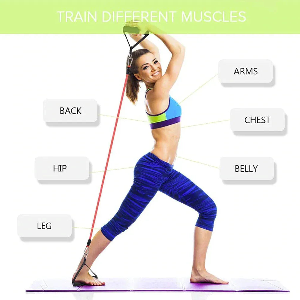 ResiBands™ – Set de 11 Piezas con 5 Bandas Ultra Resistentes de Fitness Pro 💪